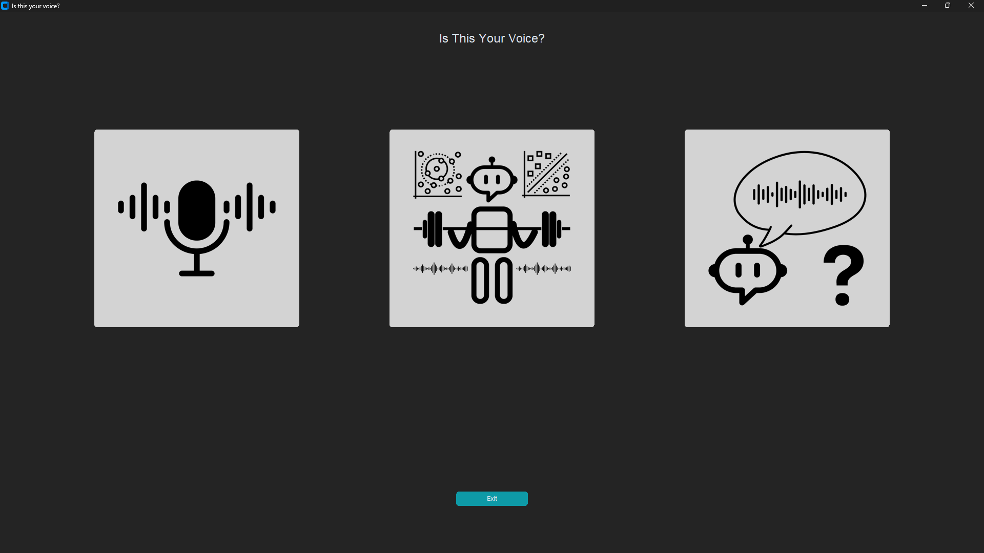 Is this your voice? - Voice Classifier result 2