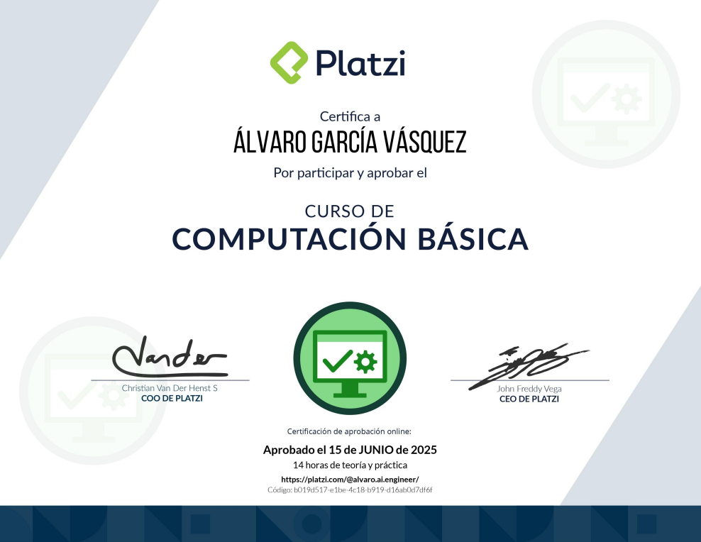 Certificate Preview