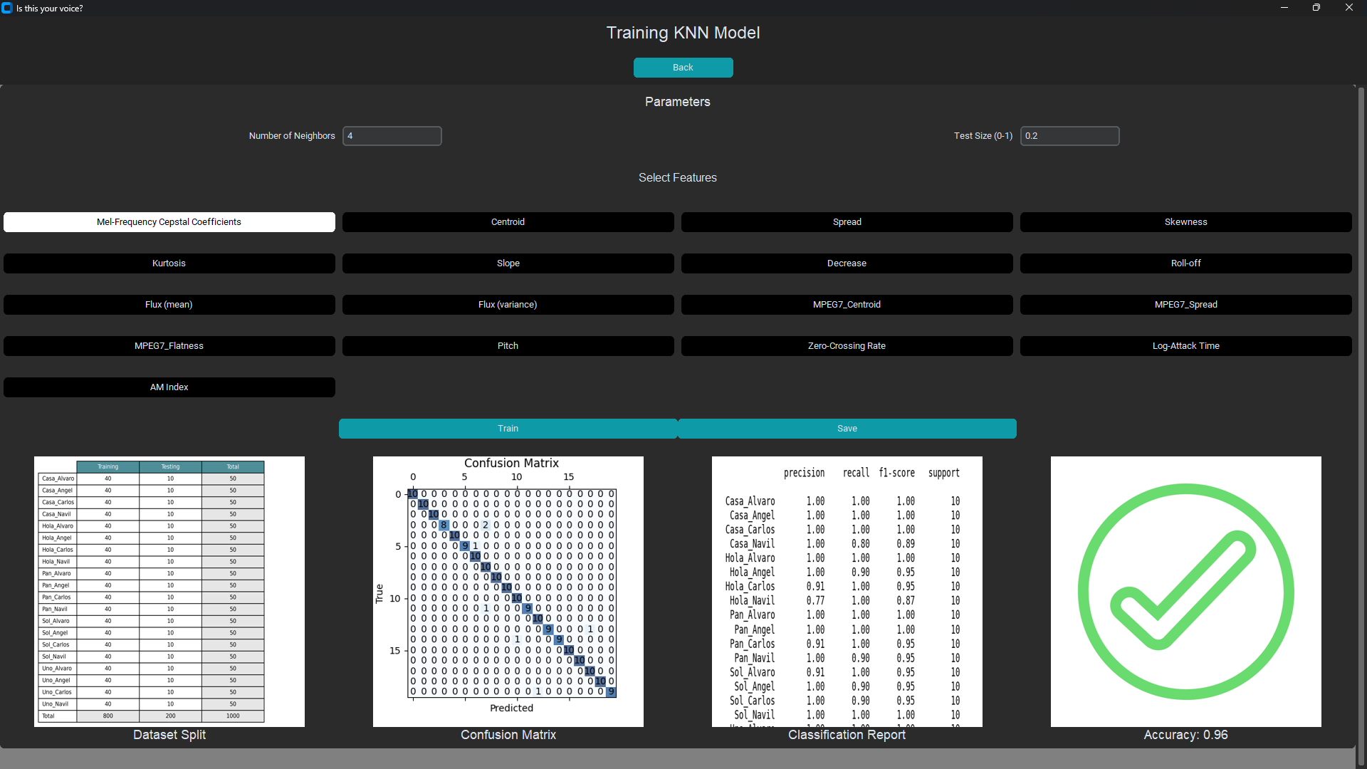 Voice Classifier preview